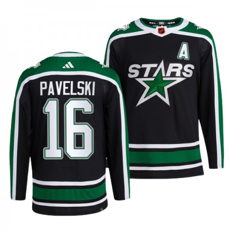 Dresovi Dallas Stars Joe Pavelski 16 Adidas 2022-23 Reverse Retro 2.0 Crno Authentic - Muške Dresovi Dallas Stars Joe Pavelski 16 Adidas 2022-23 Reverse Retro 2.0 Crno Authentic - Muške